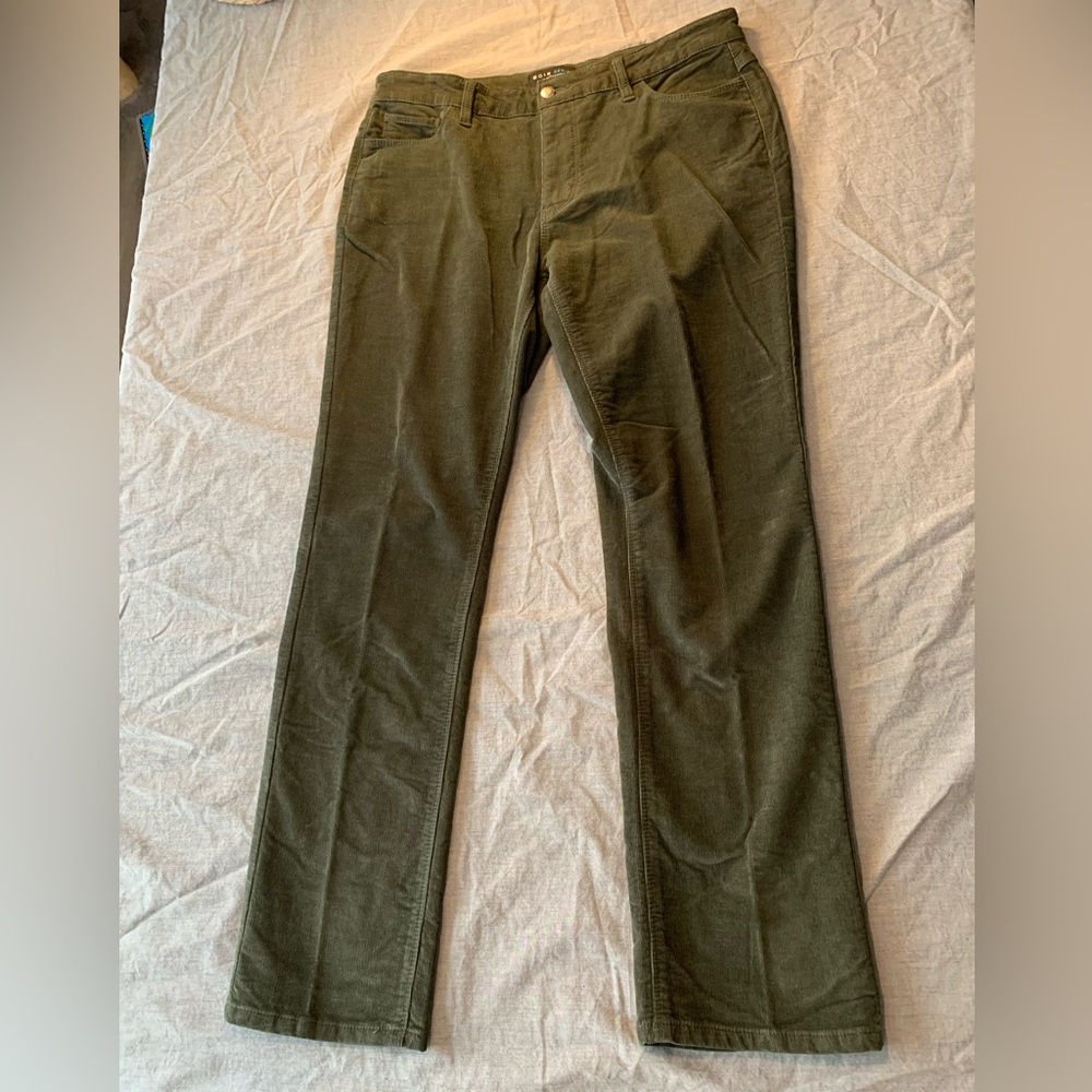 Parasuco Olive Corduroy Trousers